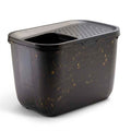 Savic kattenbak hop in marble zwart goud