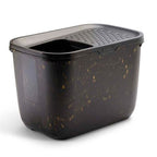 Savic kattenbak hop in marble zwart goud
