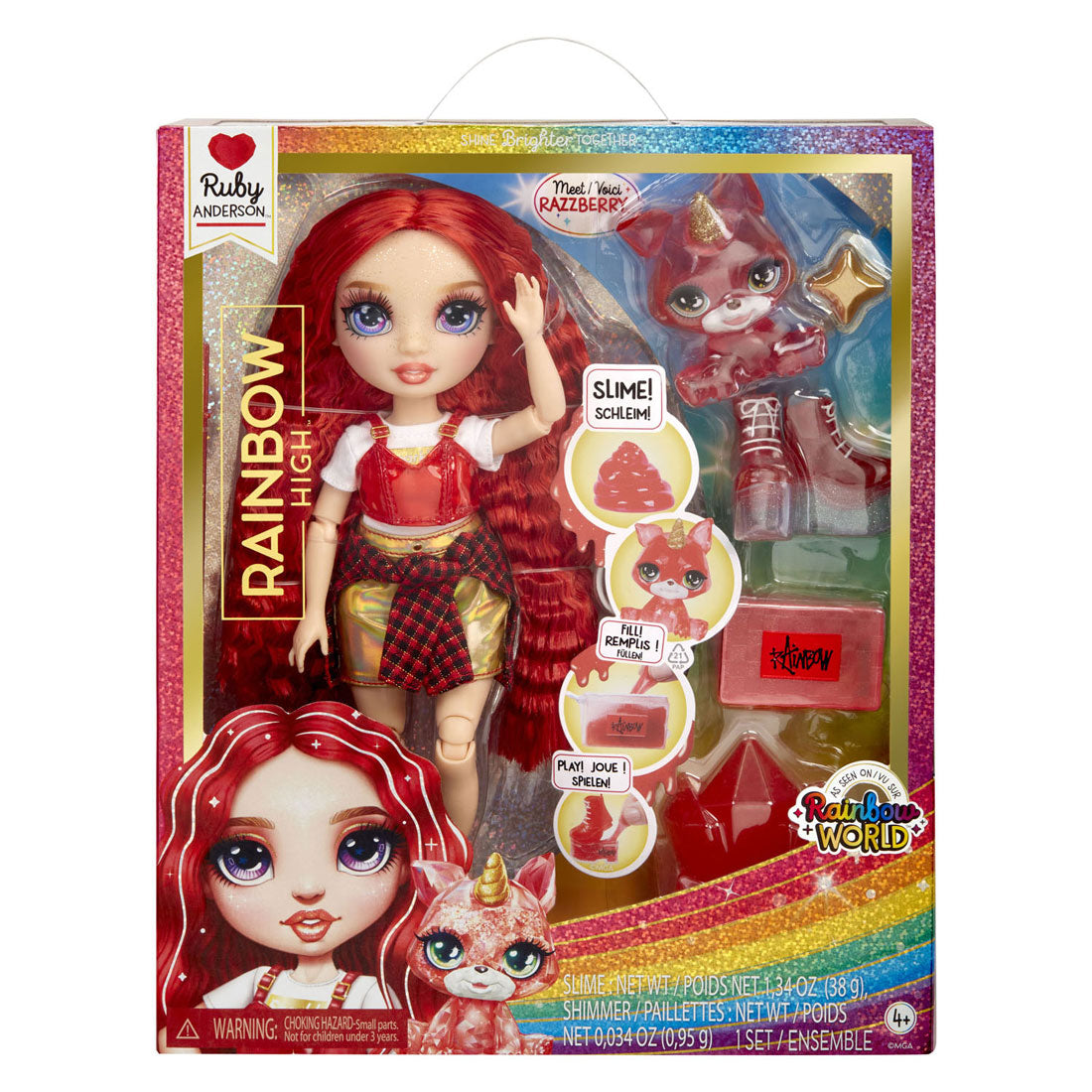 Clas. rainbow modepop ruby (red)