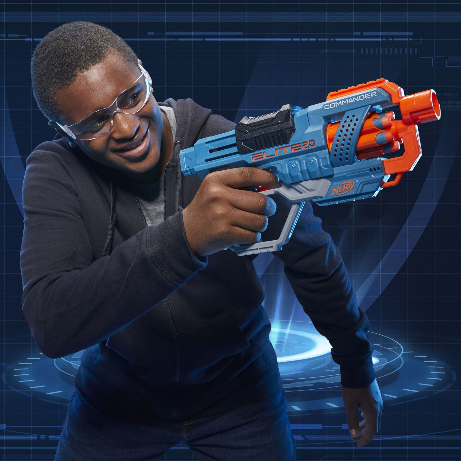 Hasbro nerf elite 2.0 commander rd-6 met 12 pijltjes
