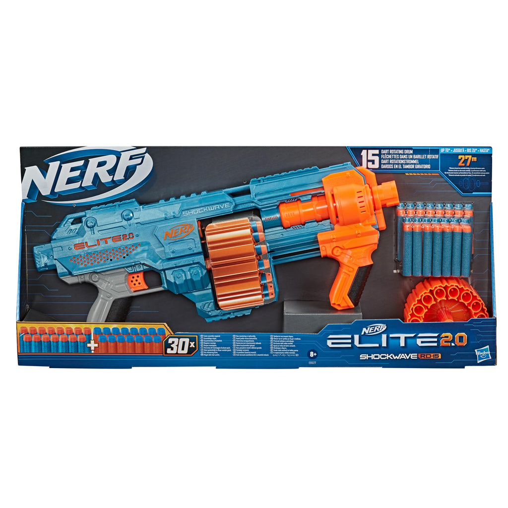 Hasbro nerf elite 2.0 shockwave rd 15