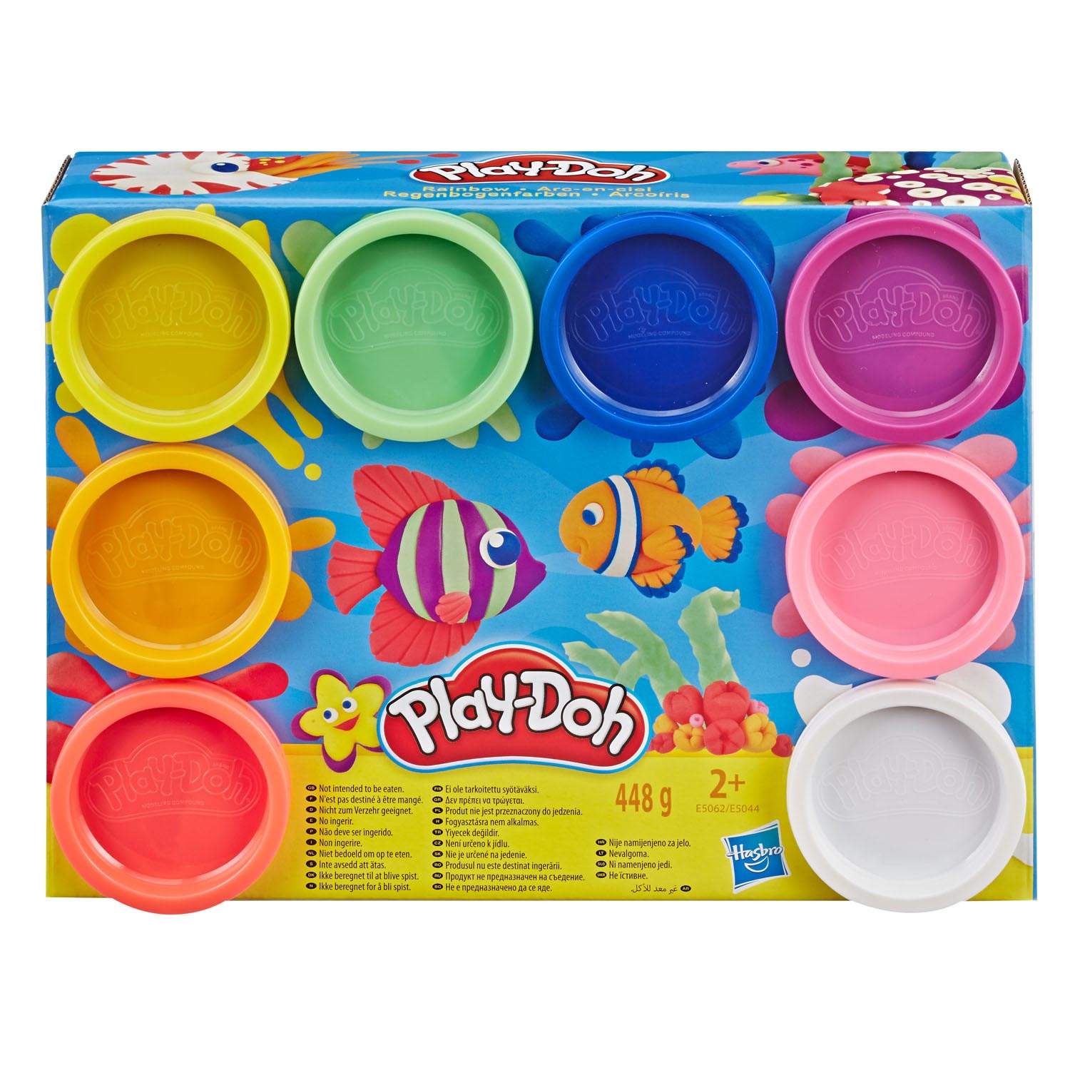 hasbro play-doh 8 pack regenboog asst | 4 stuks