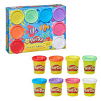 hasbro play-doh 8 pack regenboog asst | 4 stuks
