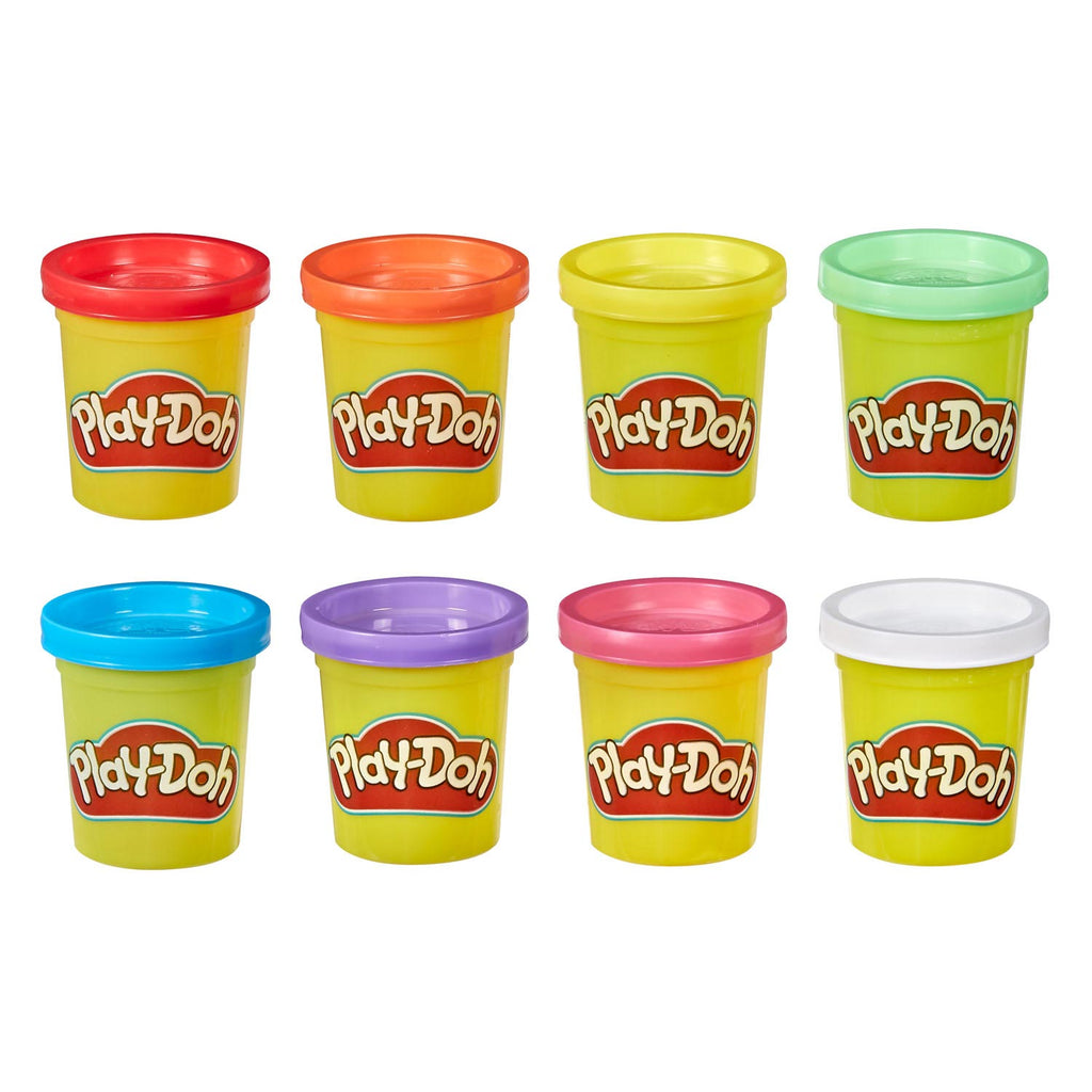 hasbro play-doh 8 pack regenboog asst | 4 stuks