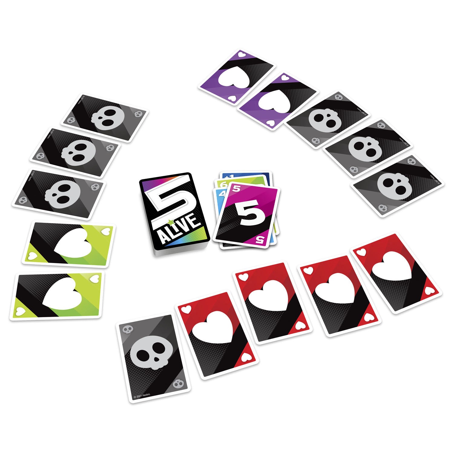 Hasbro gaming 5 alive kaartspel