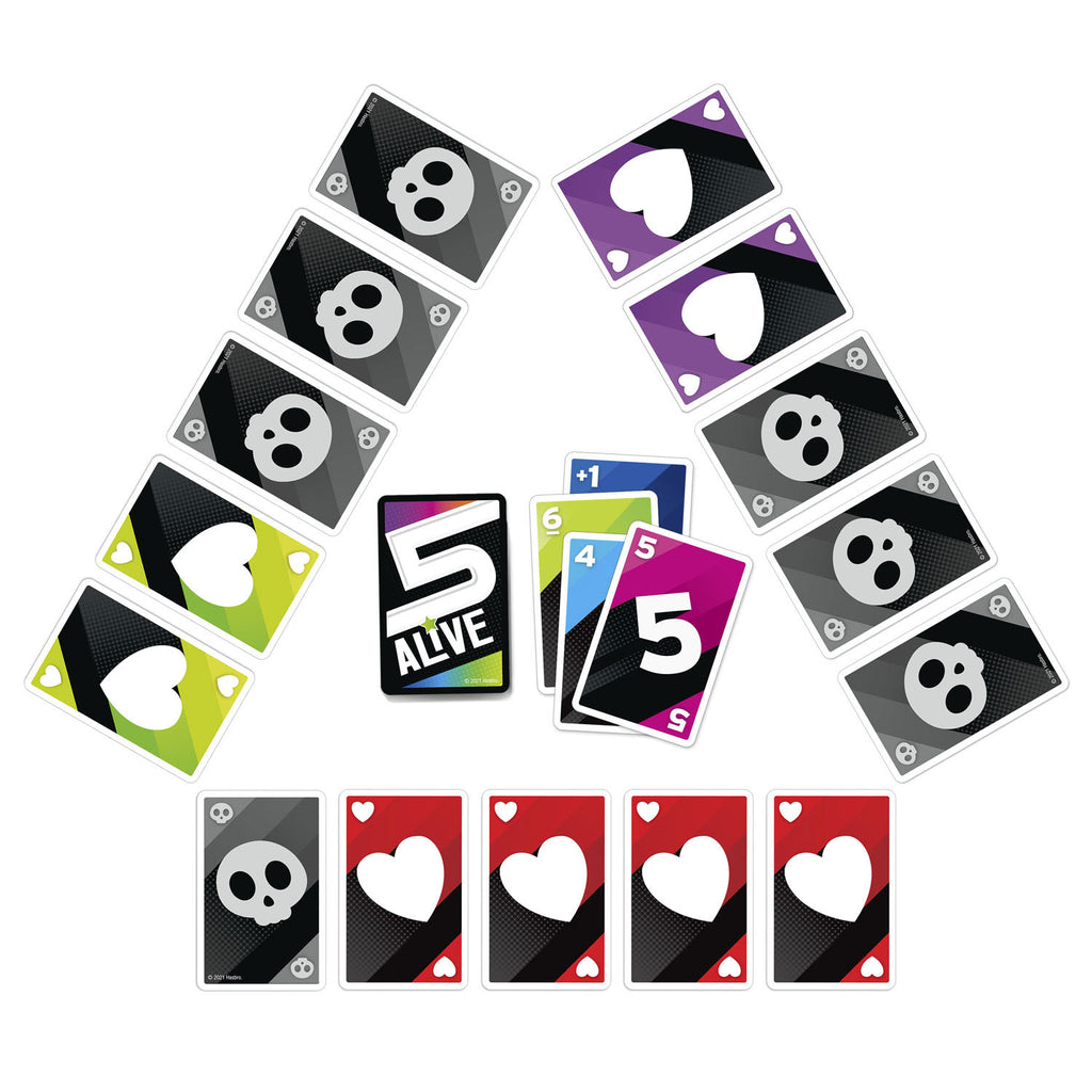 Hasbro gaming 5 alive kaartspel