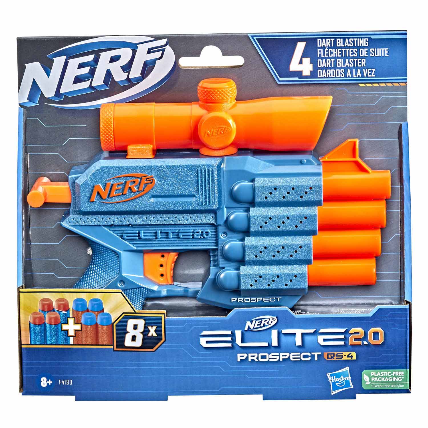 Hasbro nerf elite 2.0 prospect qs 4 - blaster