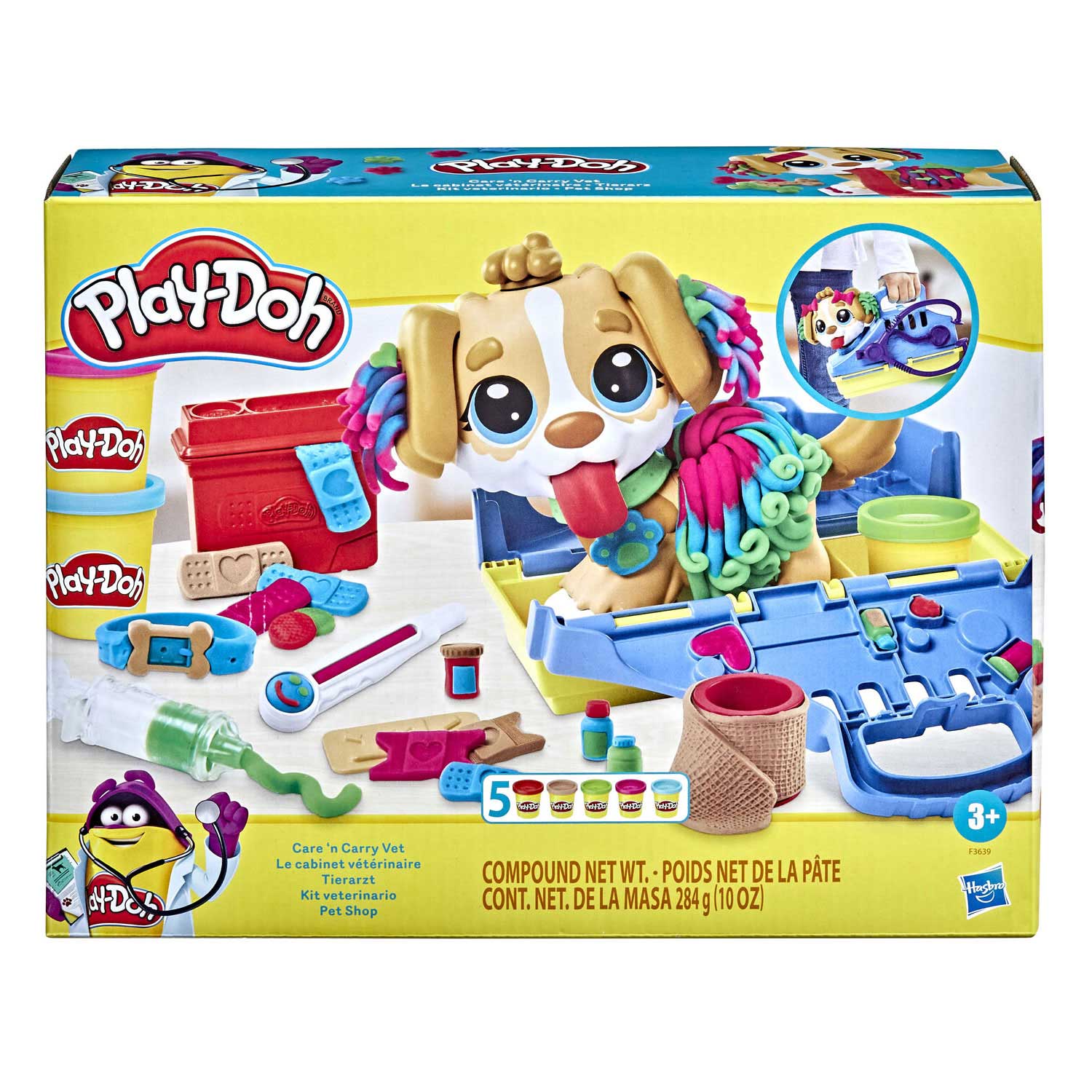 Play-doh dierenarts speelset