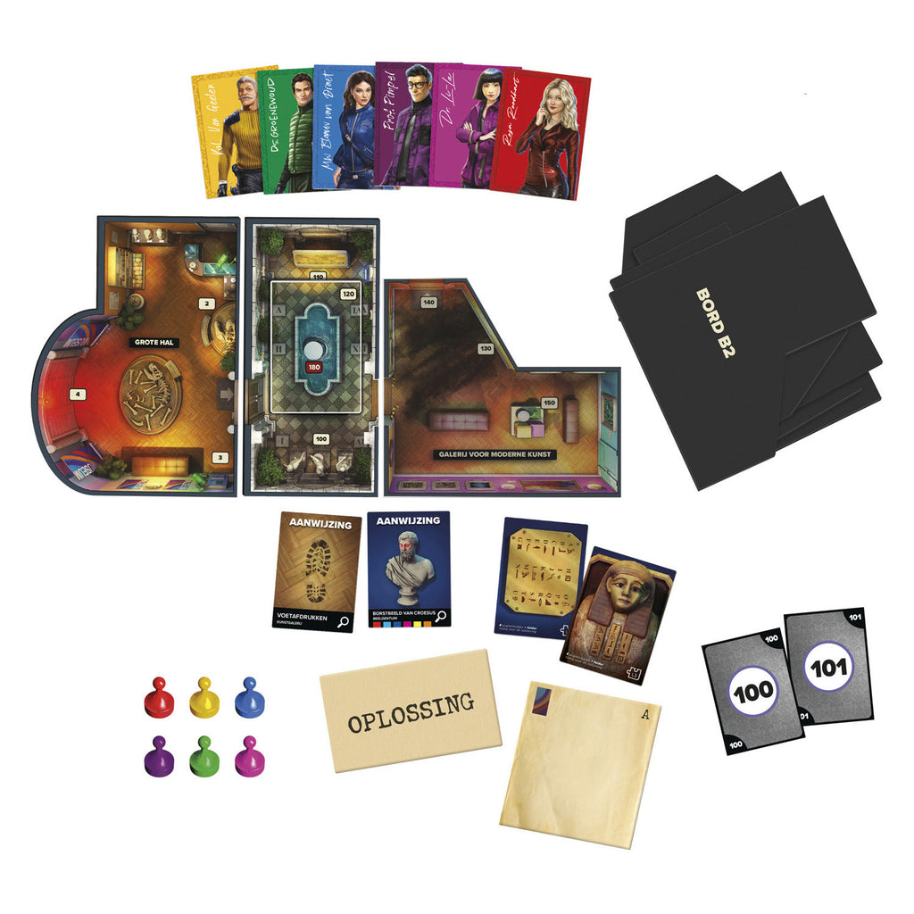 Hasbro Cluedo Esccape de Museumroof Bordspel