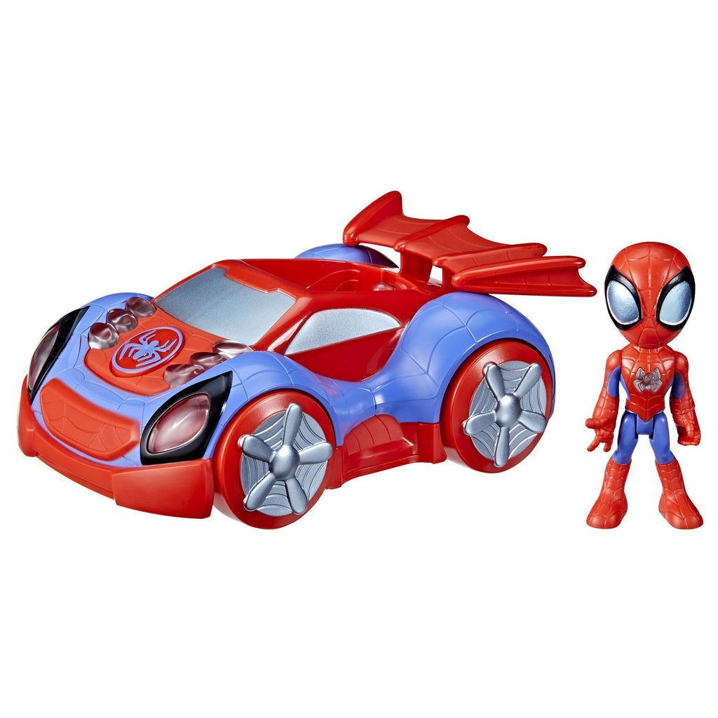 Hasbro spidey and friends glow tech web crawler assorti