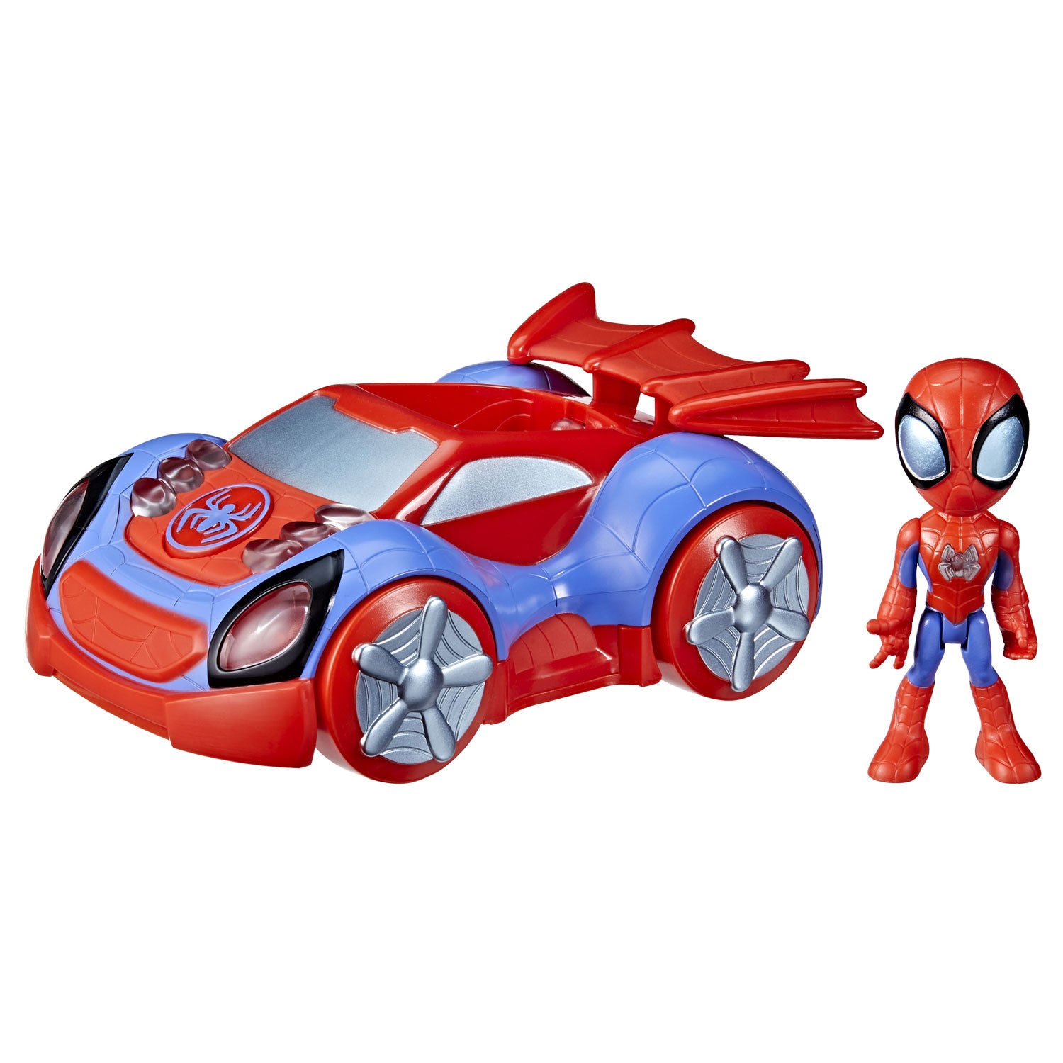 Hasbro spidey and friends glow tech web crawler assorti