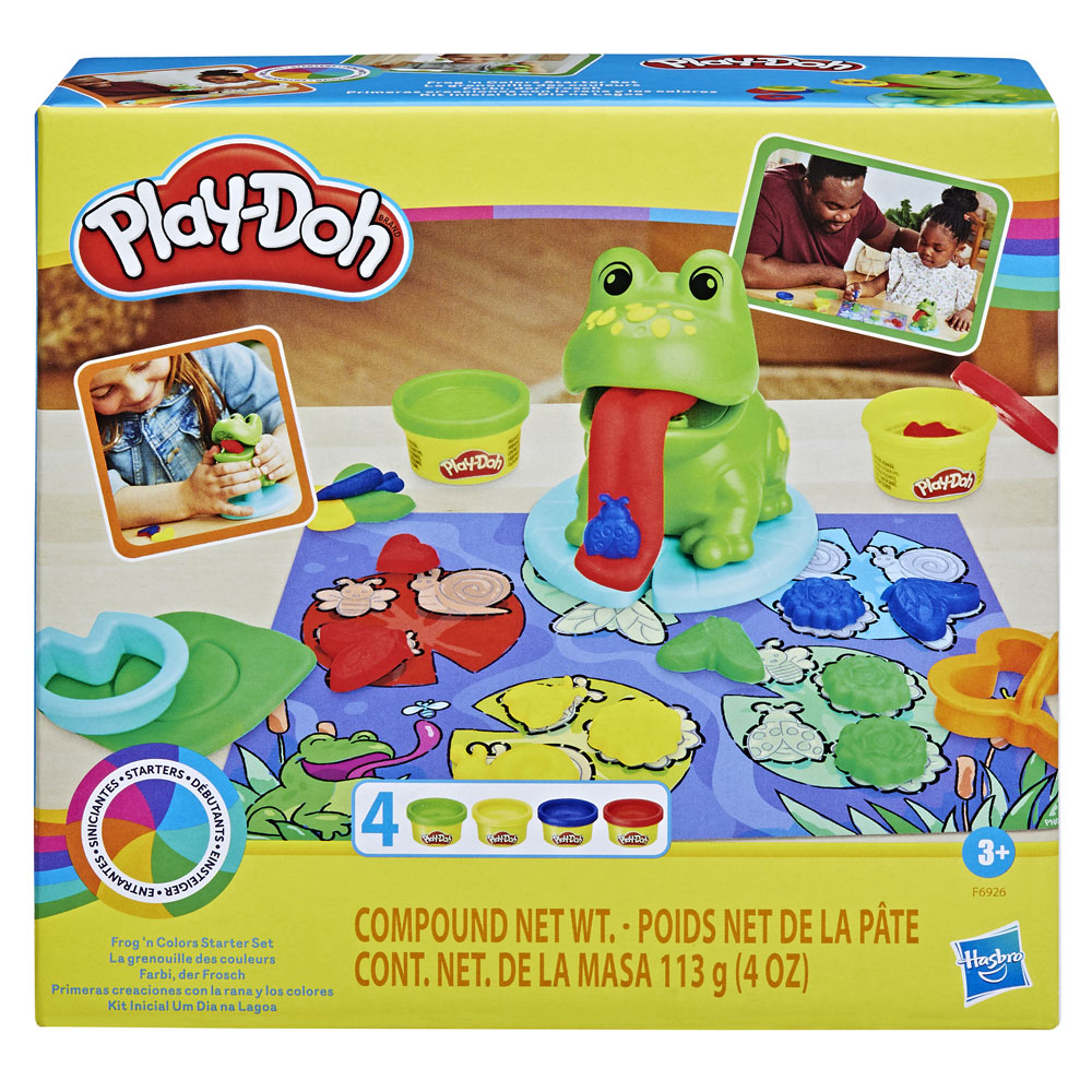 Play-doh kikker en kleuren starter set