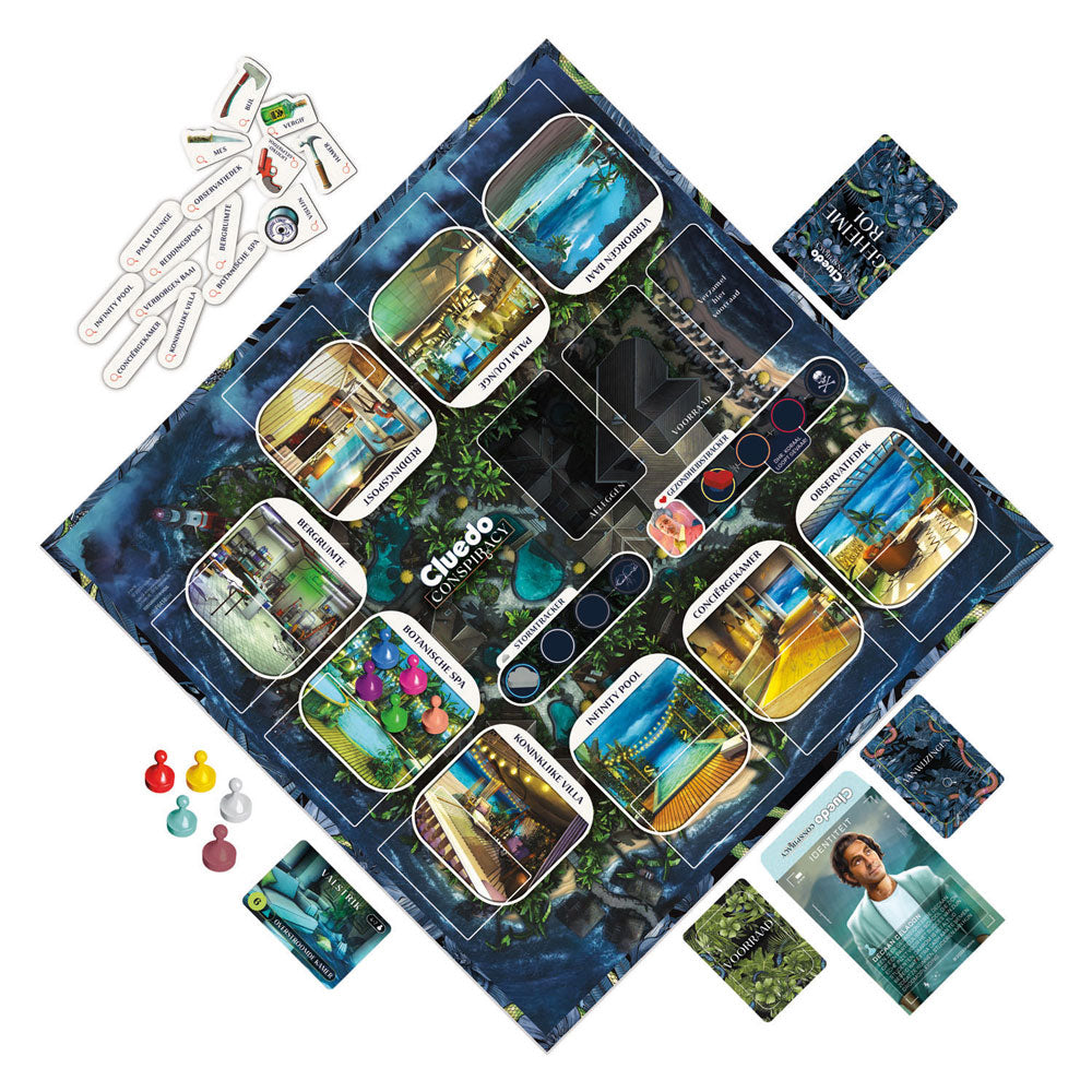 Hasbro cluedo conspiracy - bordspel