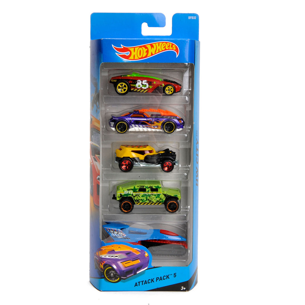 Mattel hot wheels car 5-pack
