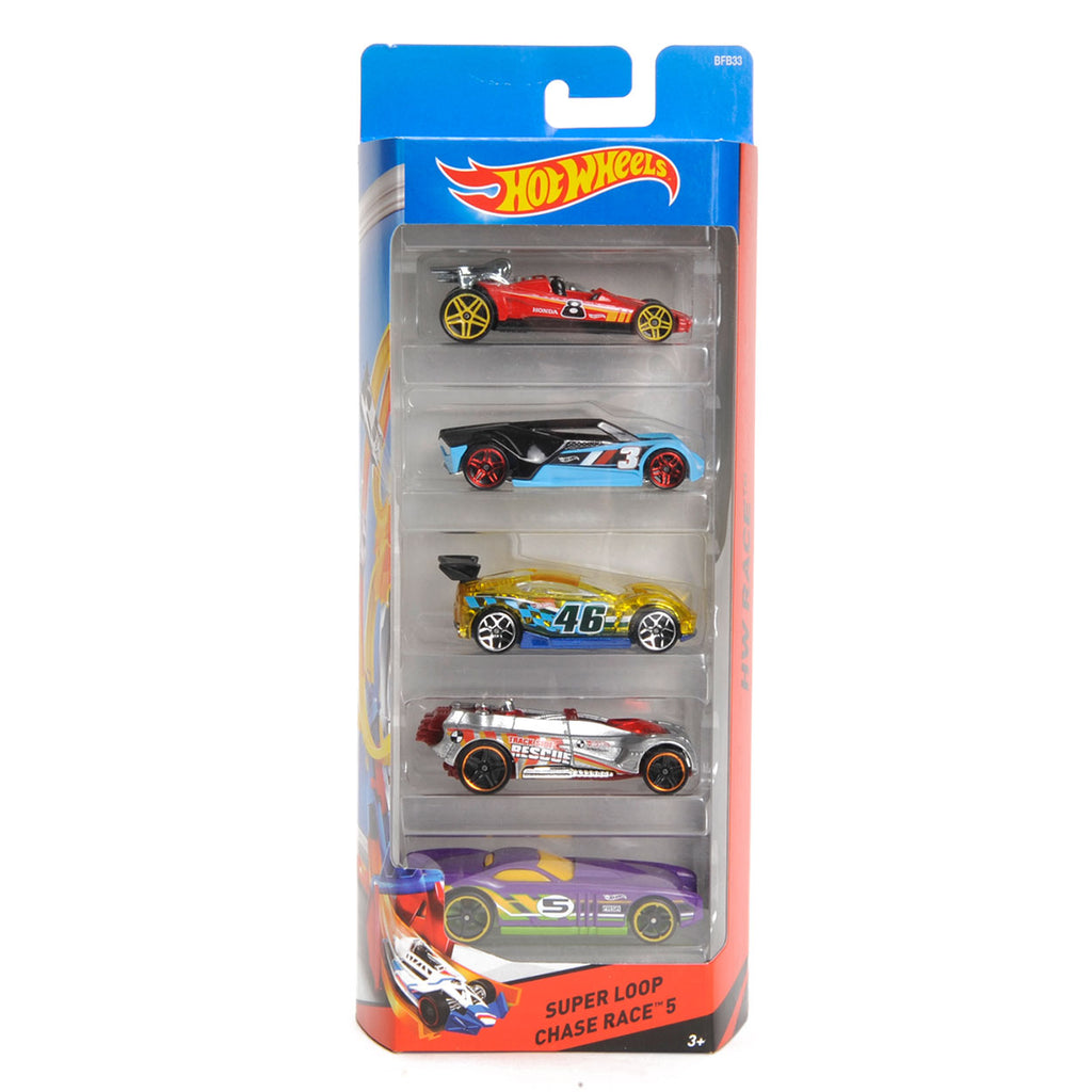 Mattel hot wheels car 5-pack