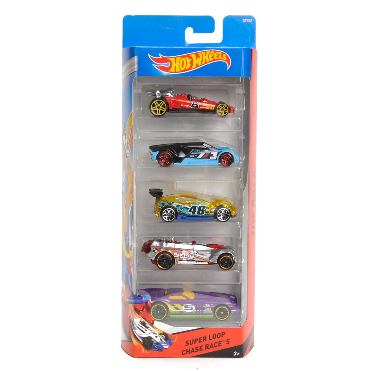 Mattel hot wheels car 5-pack