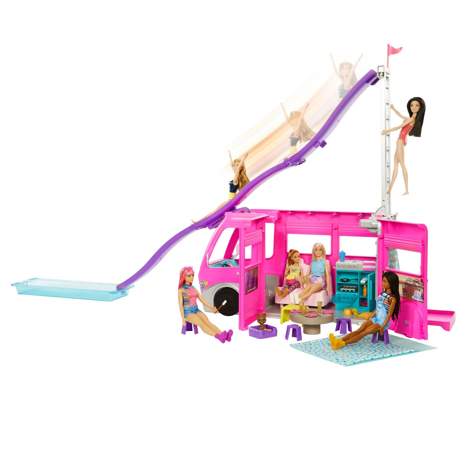 Barbie dreamcamper speelset