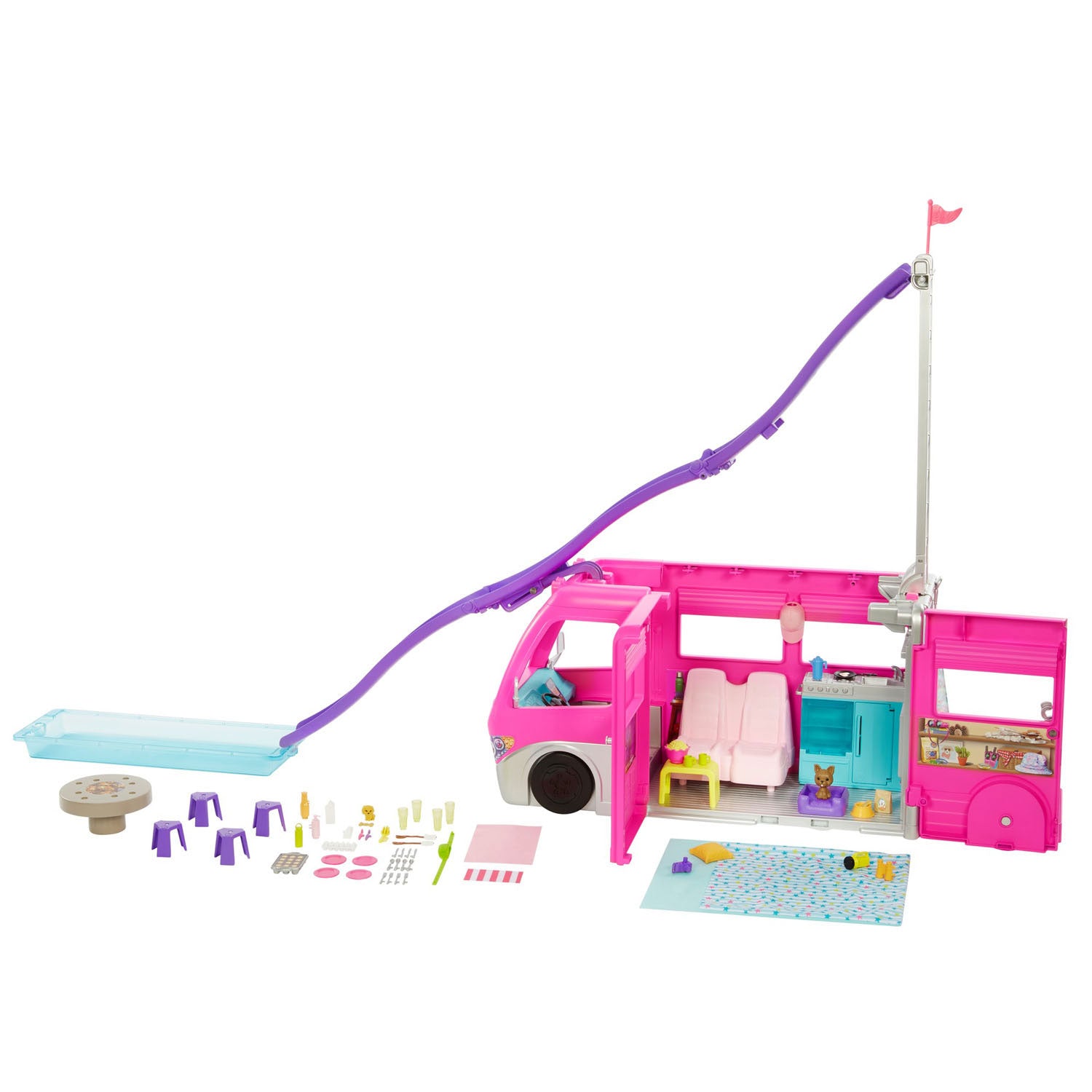 Barbie dreamcamper speelset