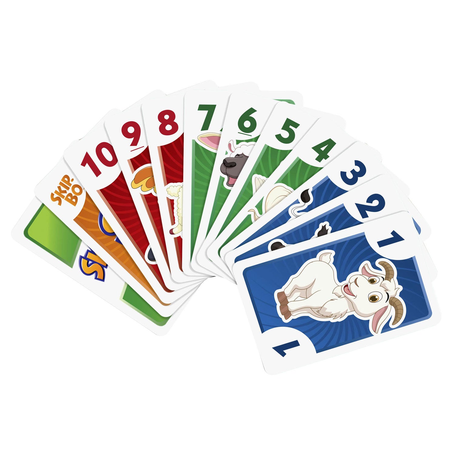 Mattel skip-bo junior kaartspel