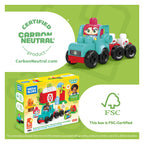 Mega bloks groene stad ecoboerderij