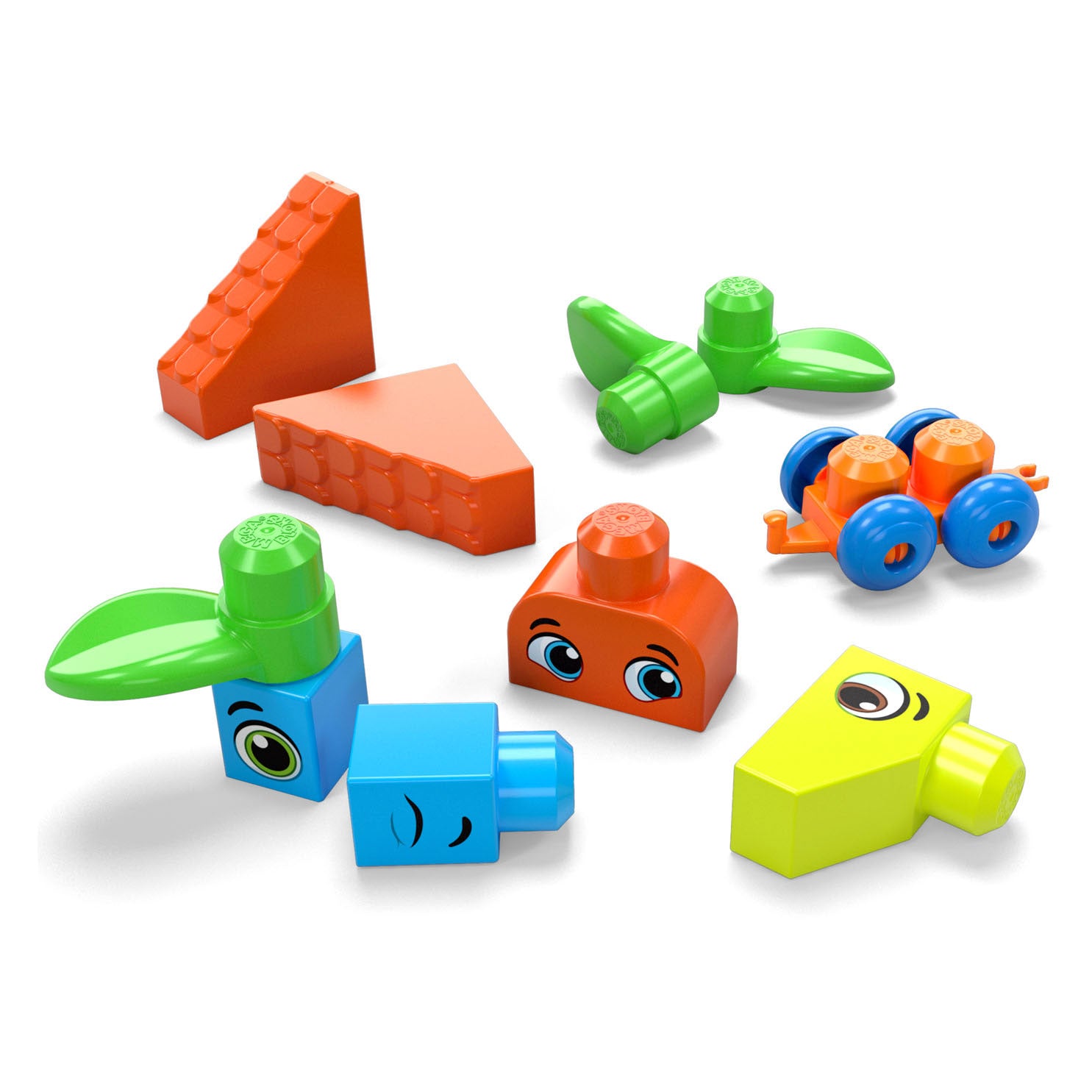 Mega bloks - bigger building bag bouwblokken - 150dlg.