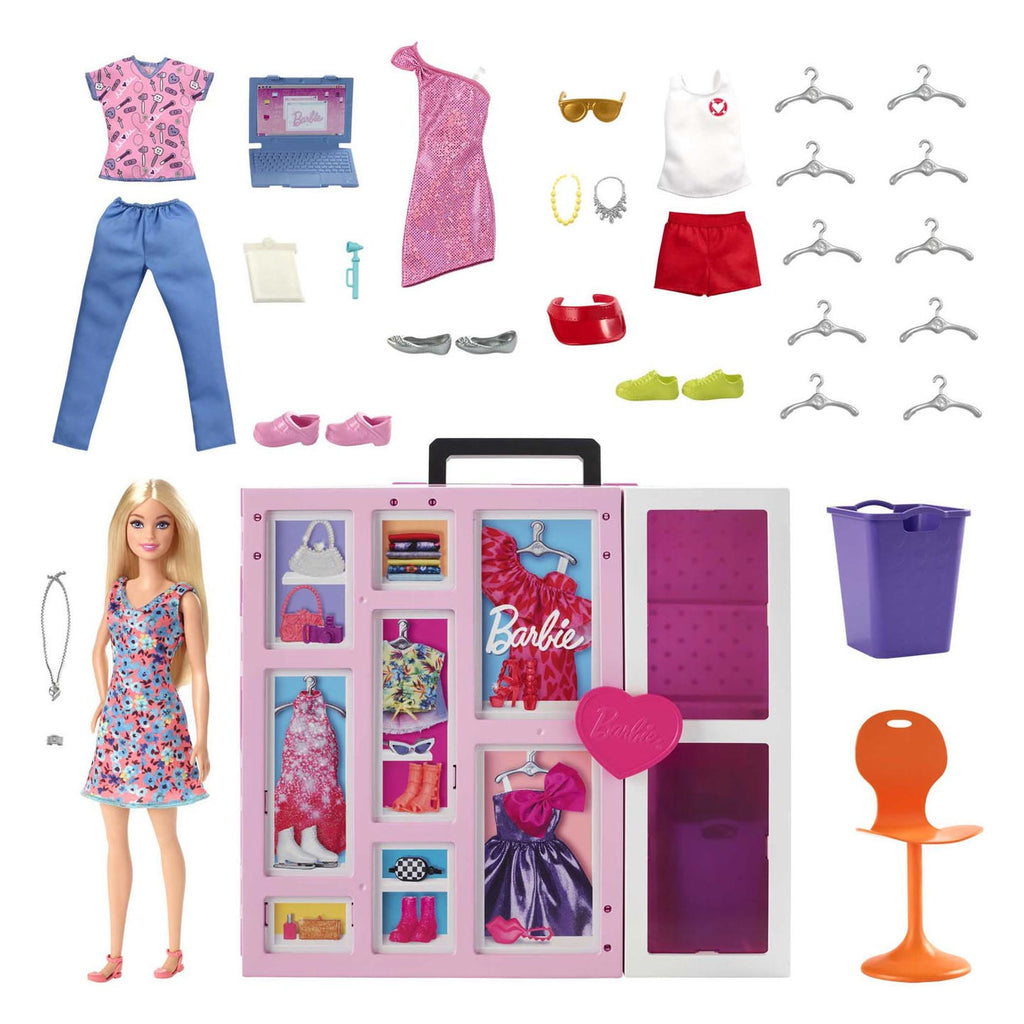Barbie dream kledingkast 2.0 met pop