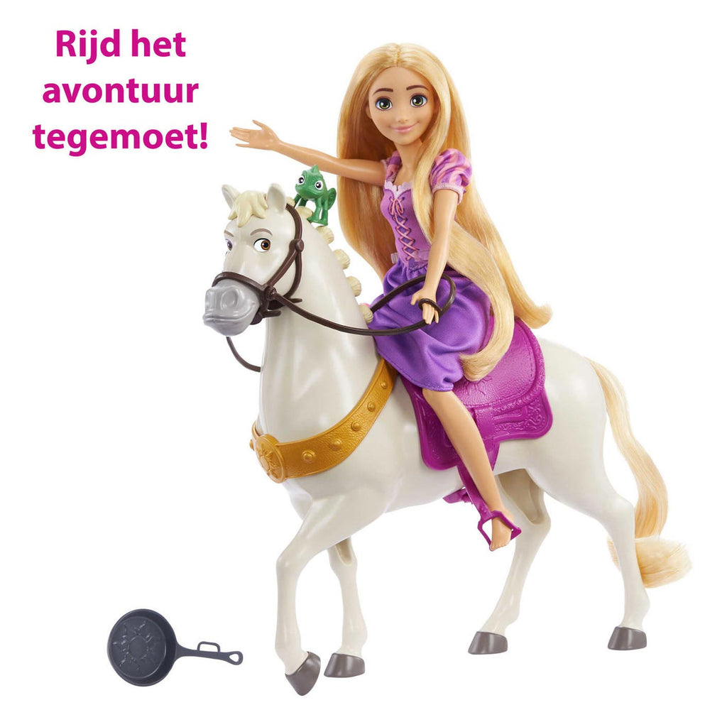 Mattel disney princess pop - rapunzel en maximus
