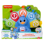 Fisher price linkimals tellen en kleuren pauw + licht en geluid