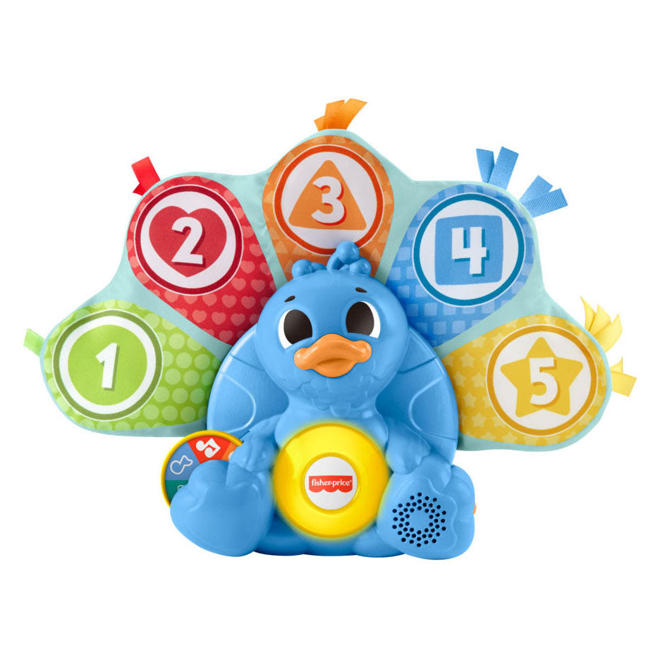 Fisher price linkimals tellen en kleuren pauw + licht en geluid