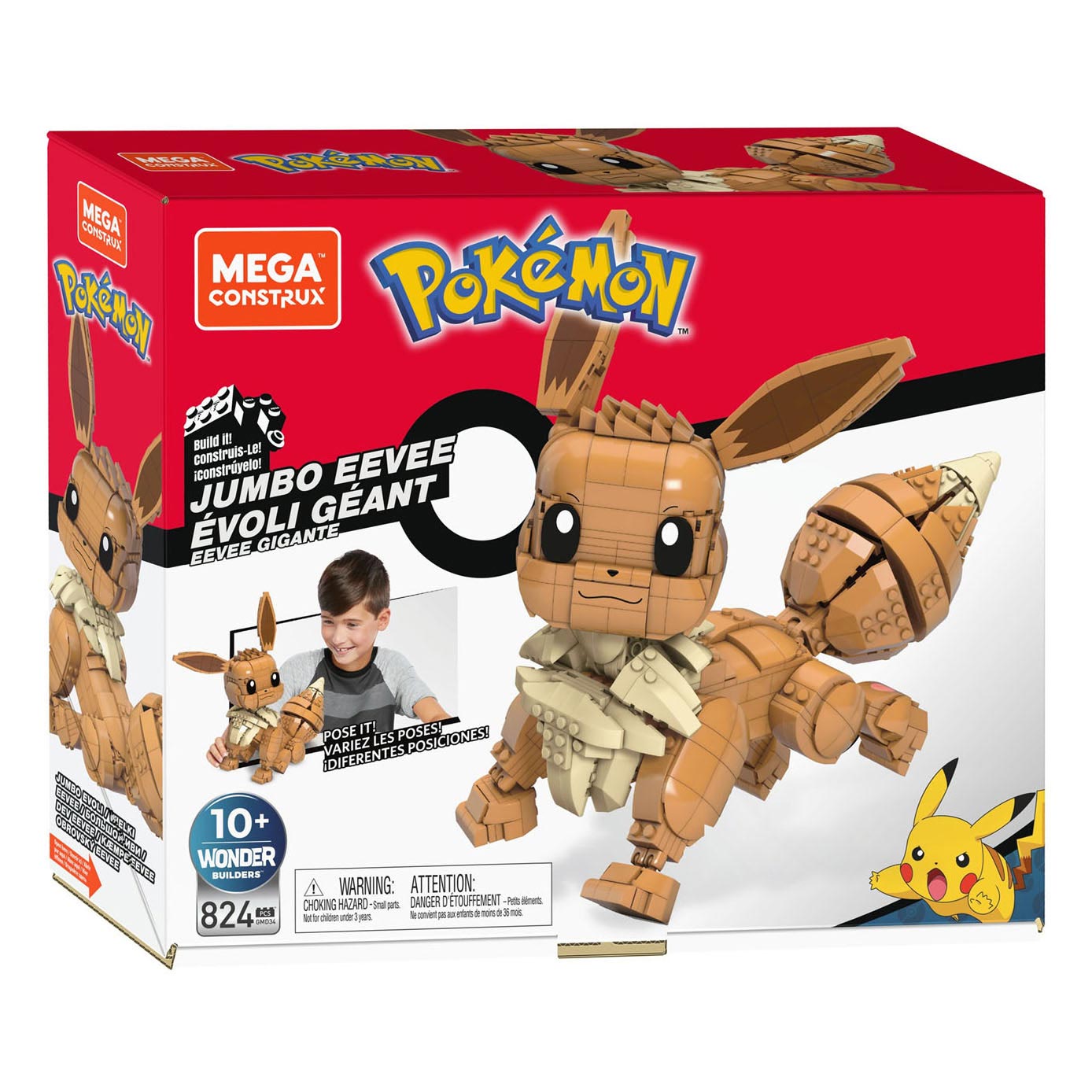 Mega construx pokémon jumbo eevee
