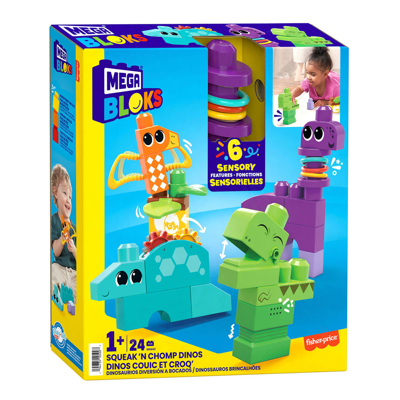 Mega bloks fisher price squek'n chomp