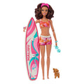 Barbie beach pop met surfplank