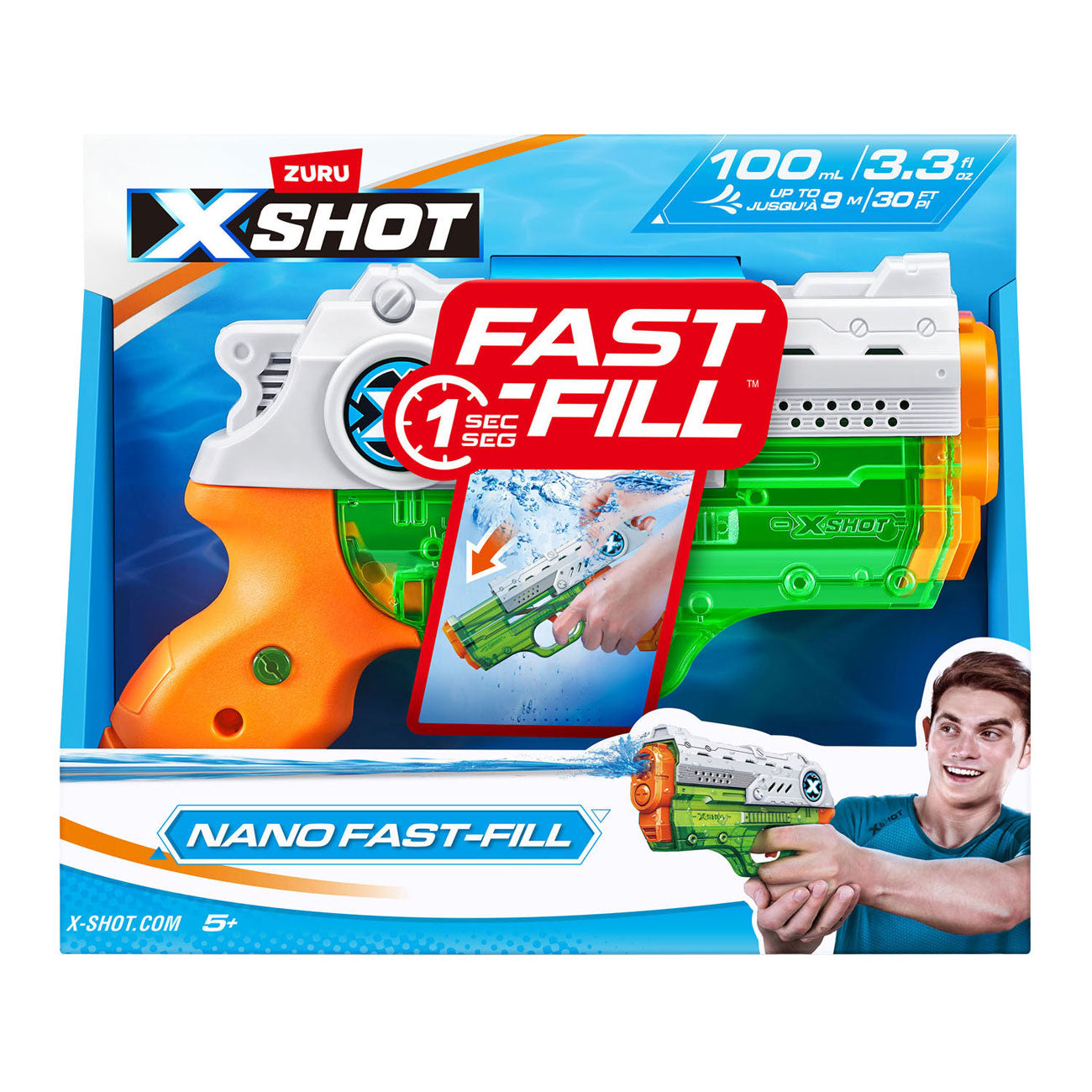 Zuru x-shot fast fill nano blaster waterpistool