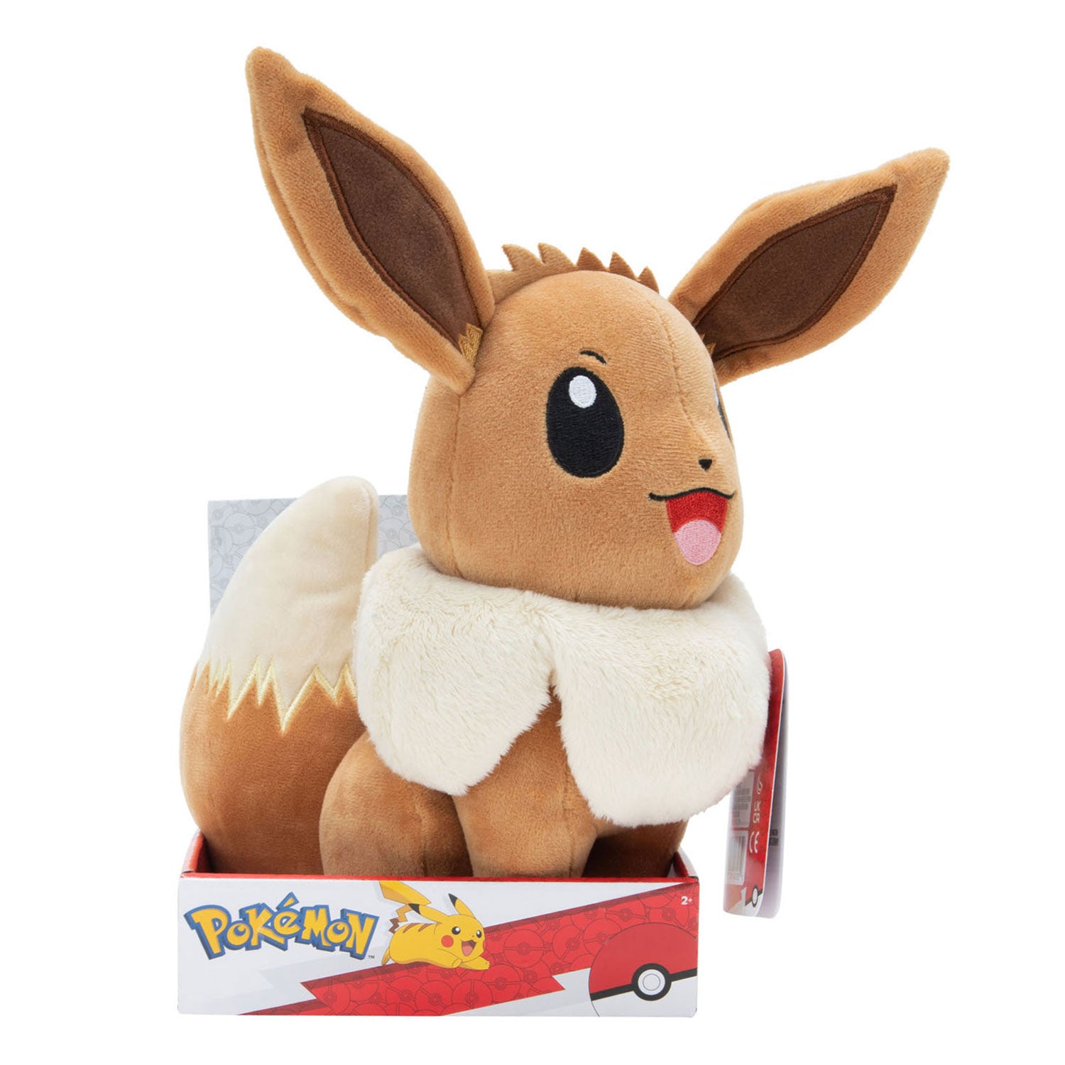 Jazwares pokémon knuffel pluche eevee, 30cm