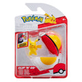 Boti pokémon clip 'n' go pikachu en fast ball speelset, 2dlg.