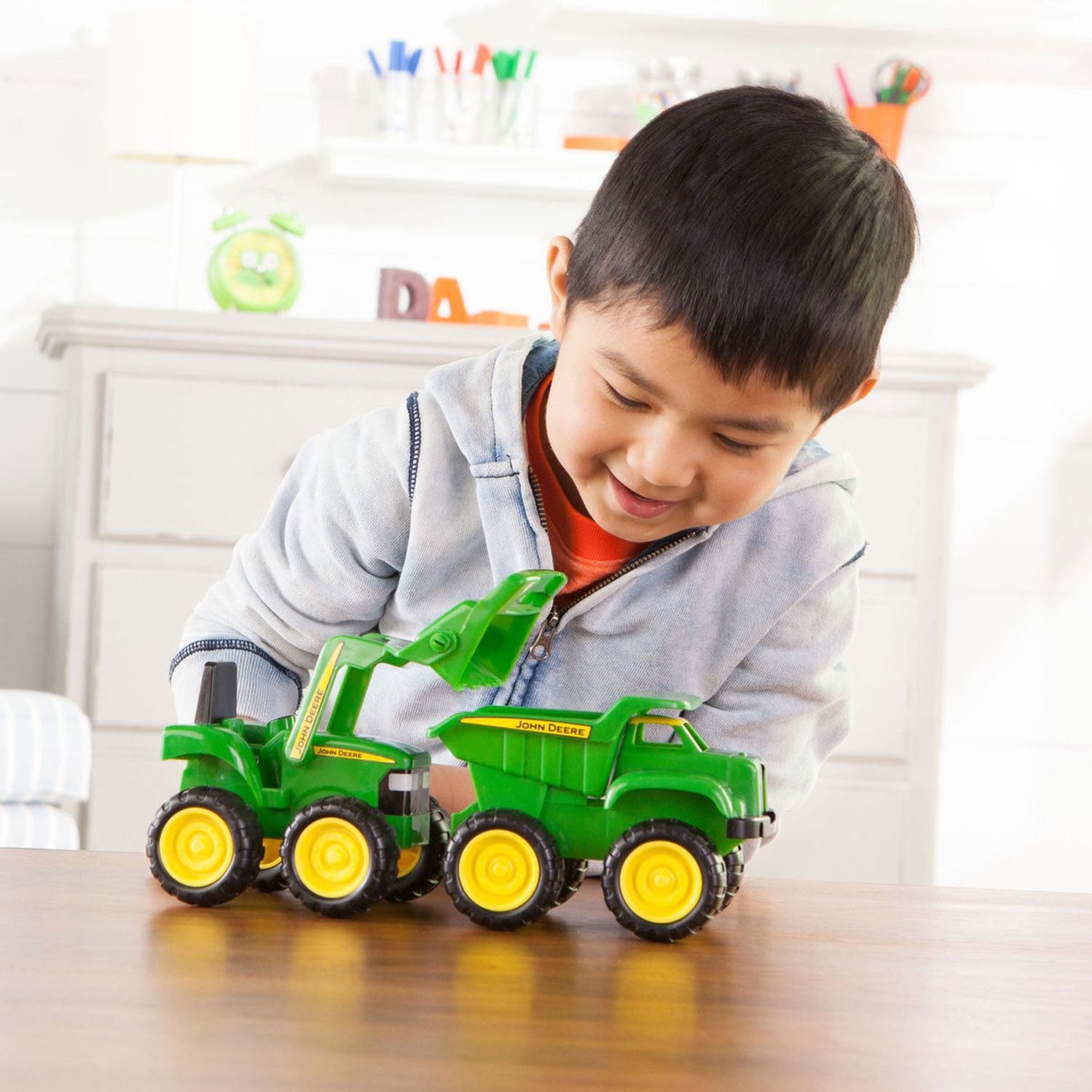 spectron john deere kiepwagen en tractor