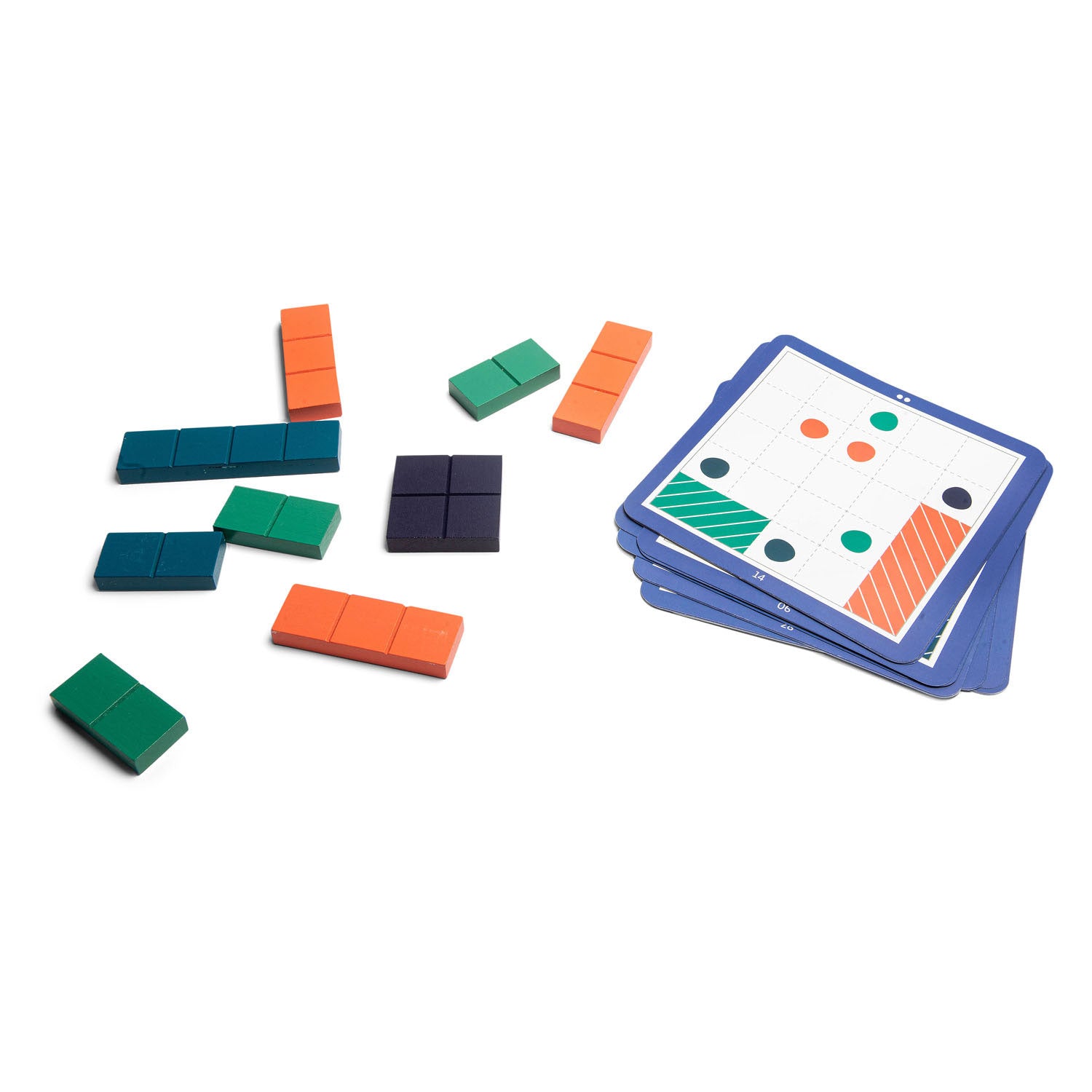 Bs toys vierkant puzzel hout - vormenspel