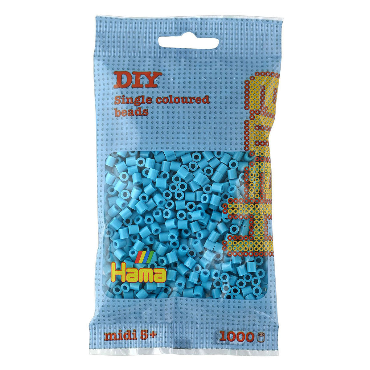 Hama strijkkralen azuur blauw 1000 stuks