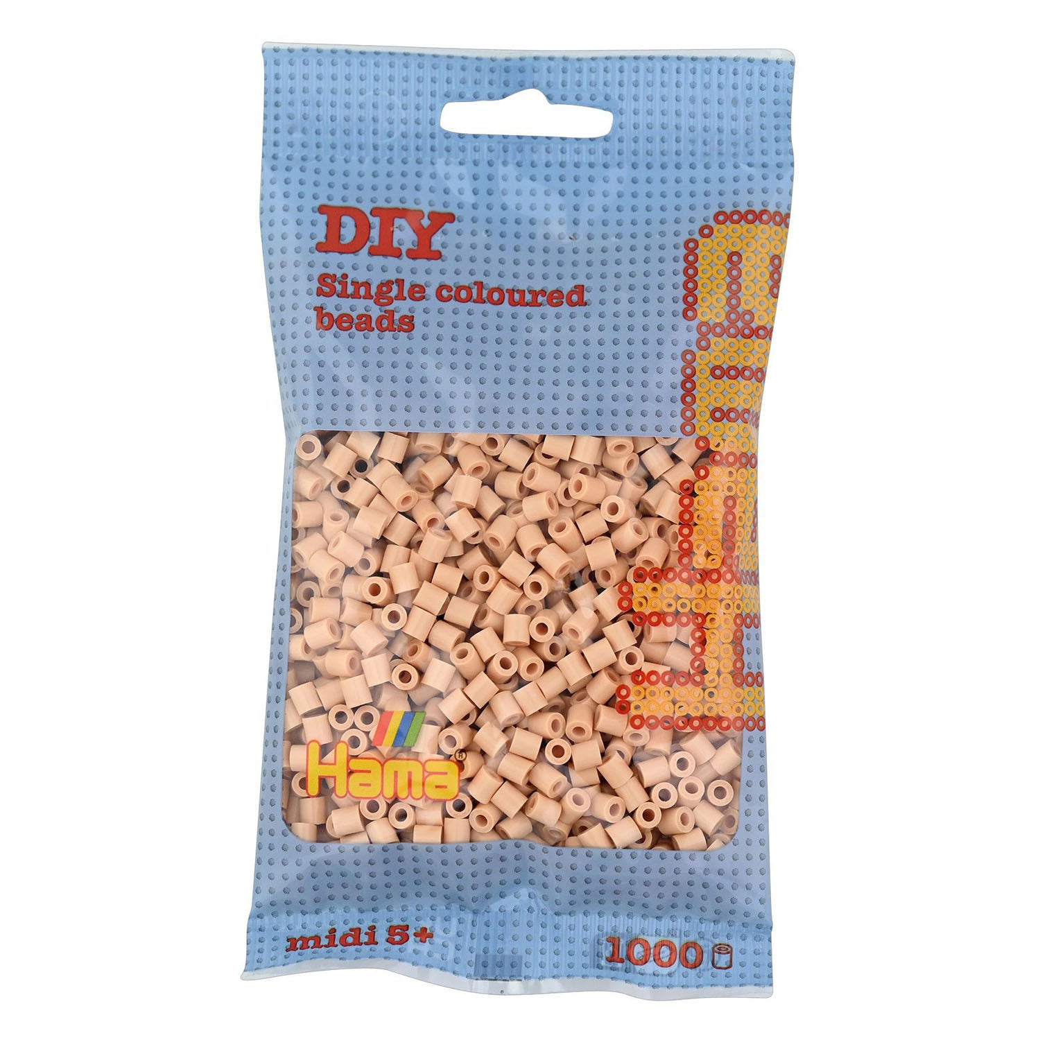 Hama strijkkralen beige 1000 stuks