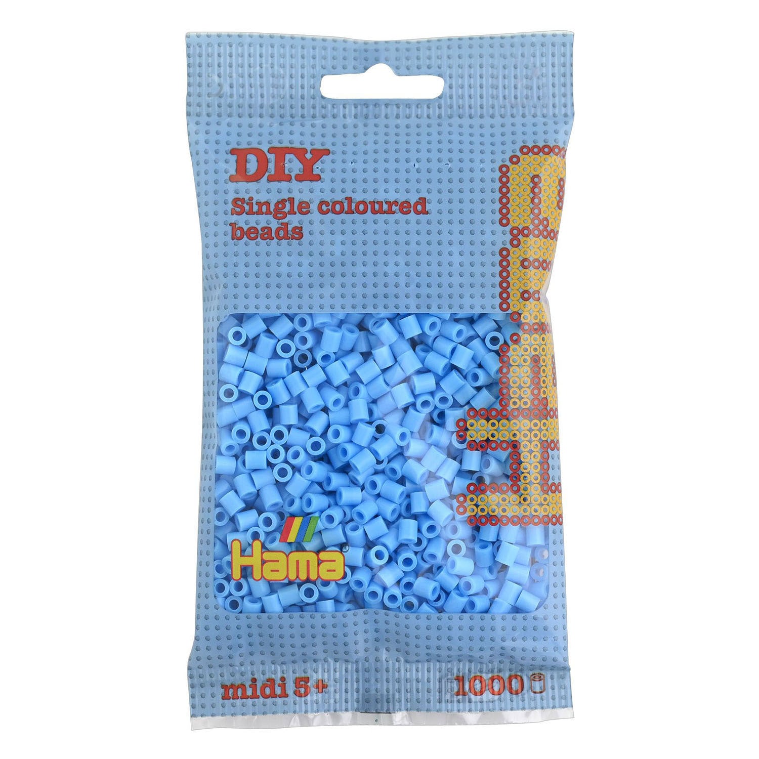 Hama strijkkralen lichtblauw 1000 stuks