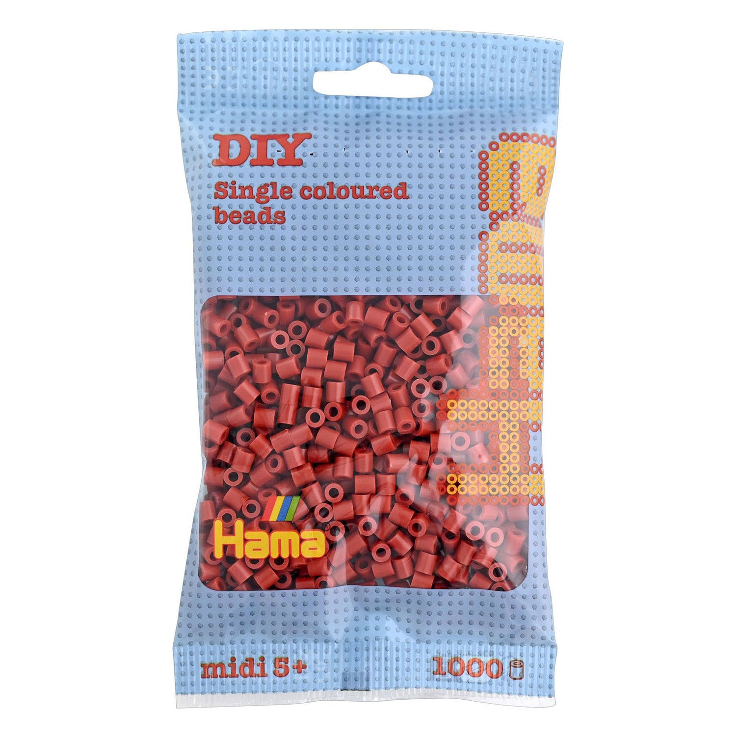 Hama strijkkralen bruin 1000 stuks