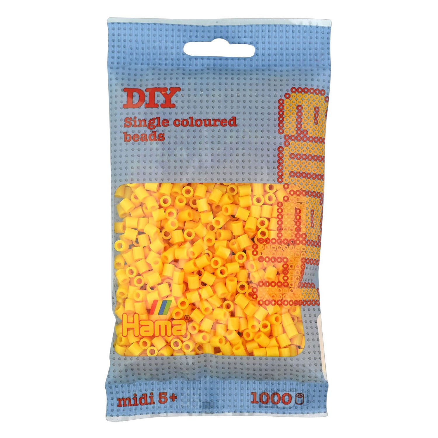 Hama strijkkralen geel 1000 stuks