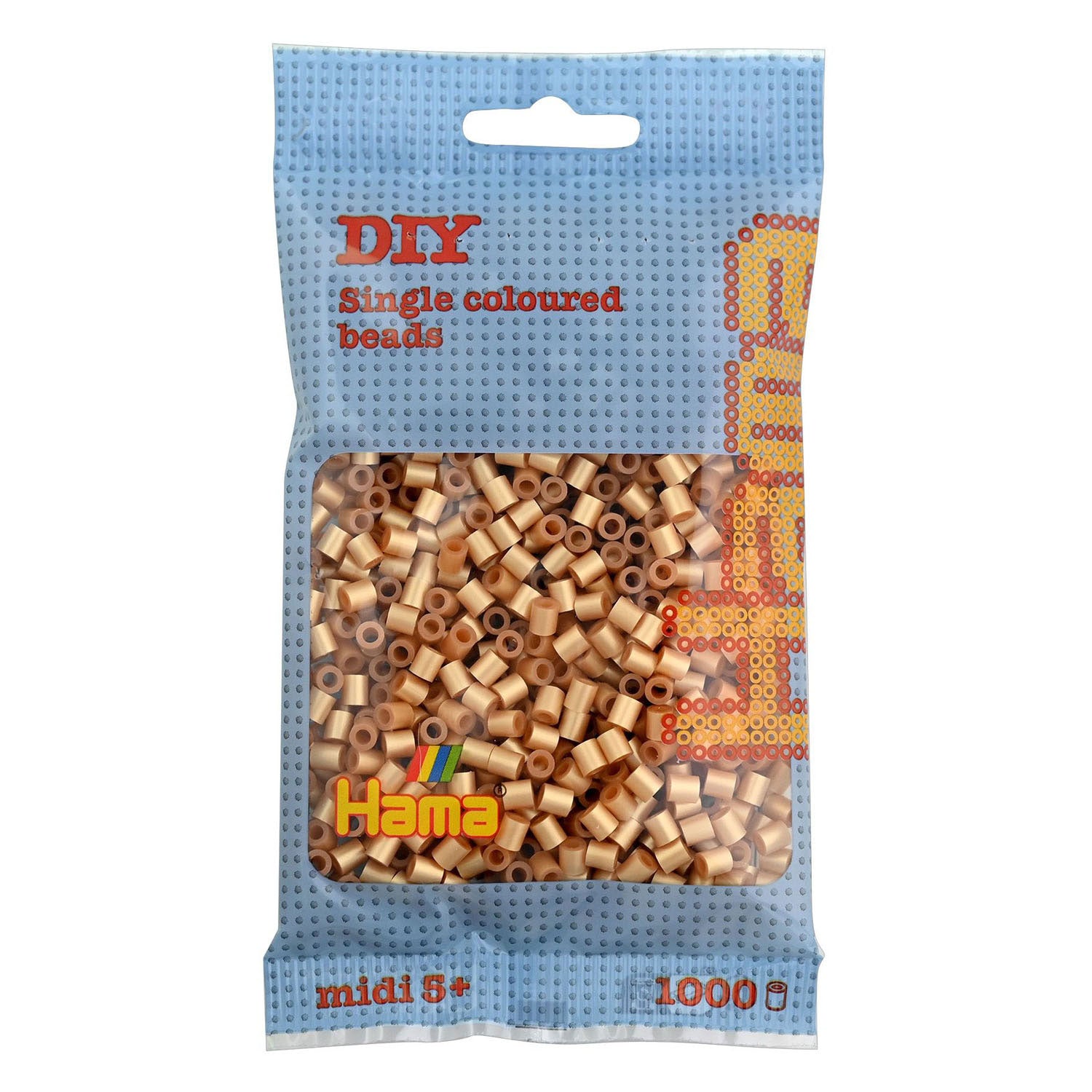 Hama strijkkralen 1000 stuks goud