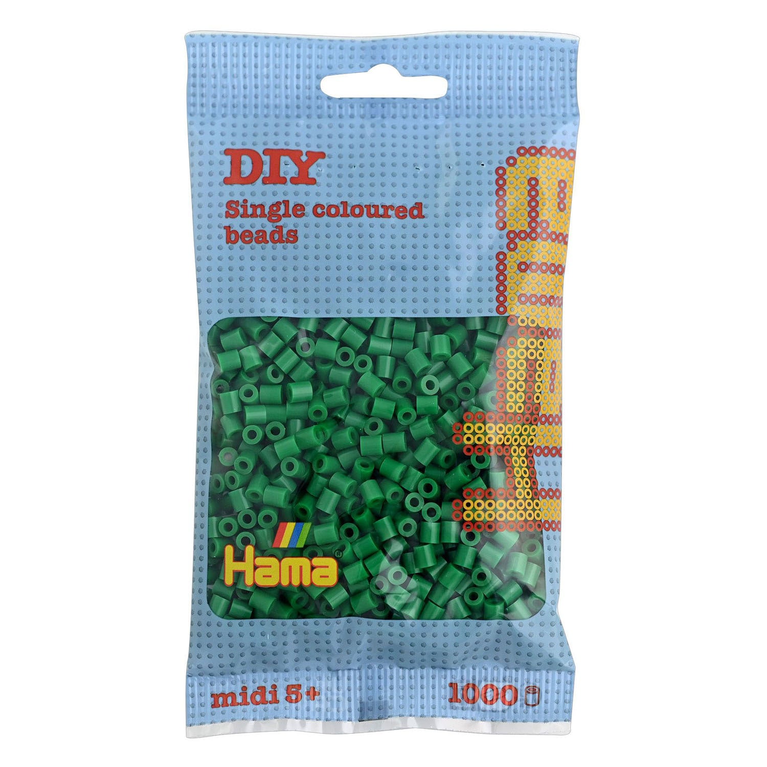Hama strijkkralen groen 1000 stuks