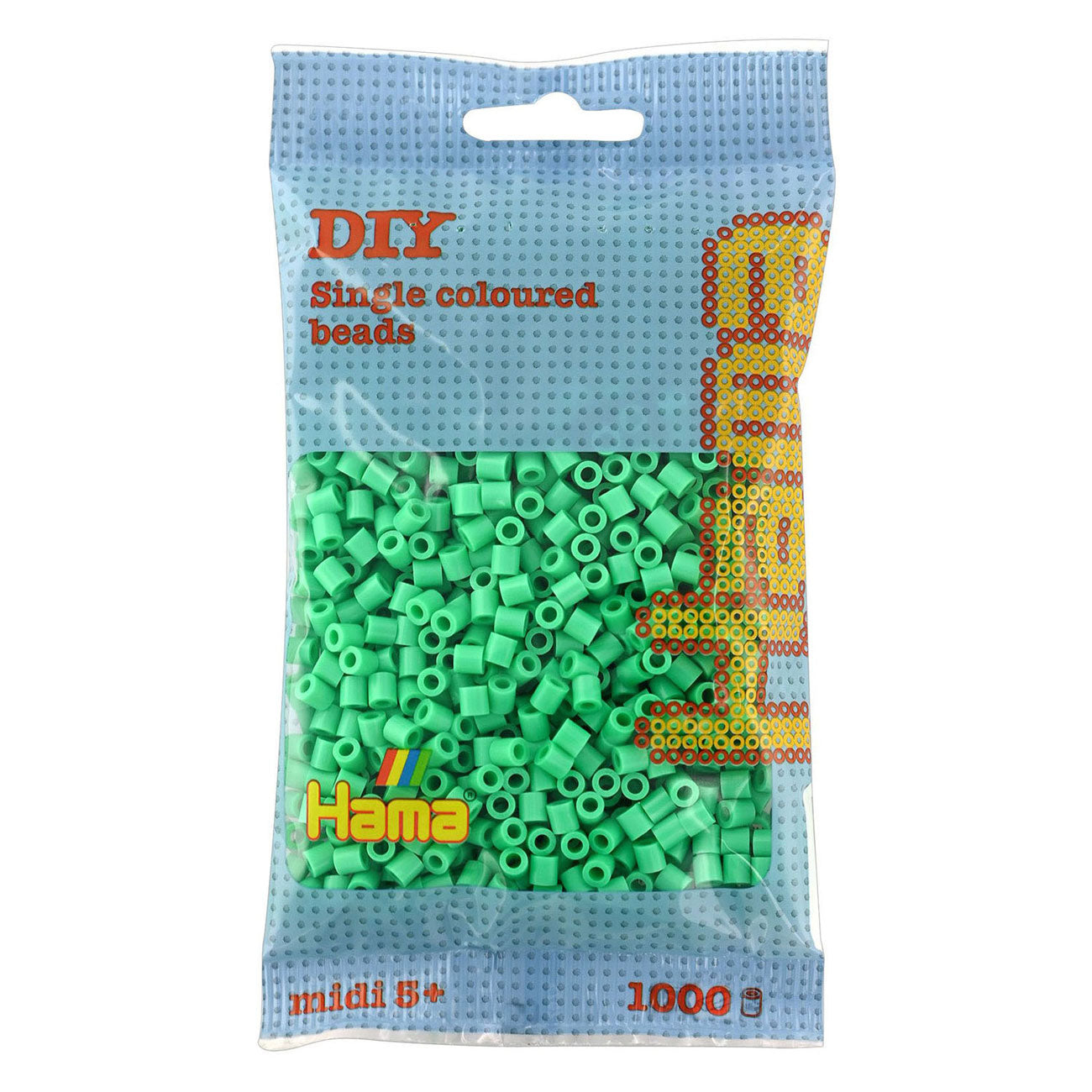 Hama strijkkralen mintgroen 1000 stuks
