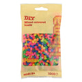Hama strijkkralen neon kleuren mix 1000 stuks