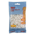 Hama strijkkralen 1000 stuks parelwit