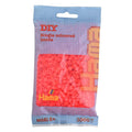 Hama strijkkralen 1000 stuks rood neon