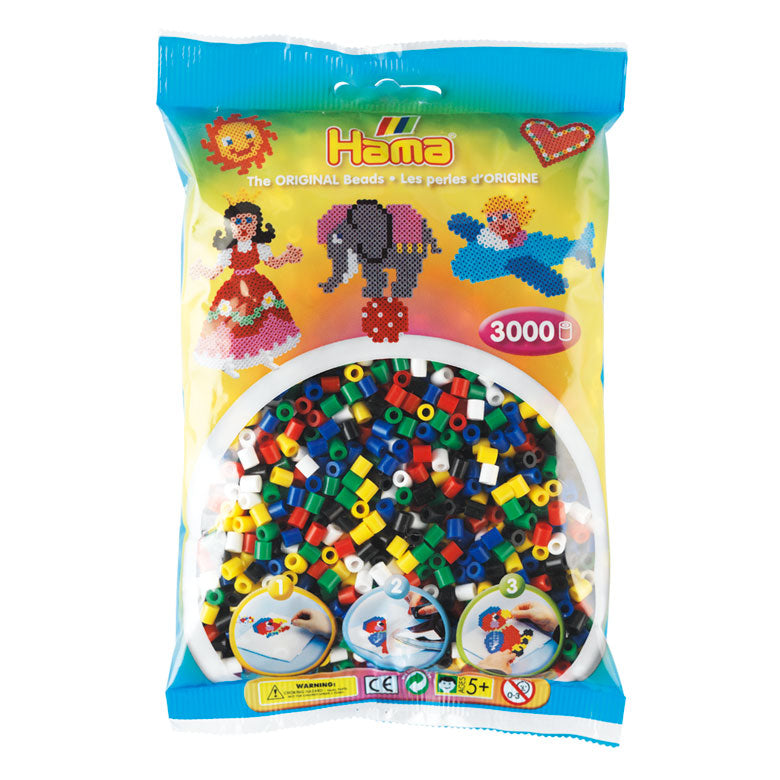Hama strijkkralen 3000 stuks primair