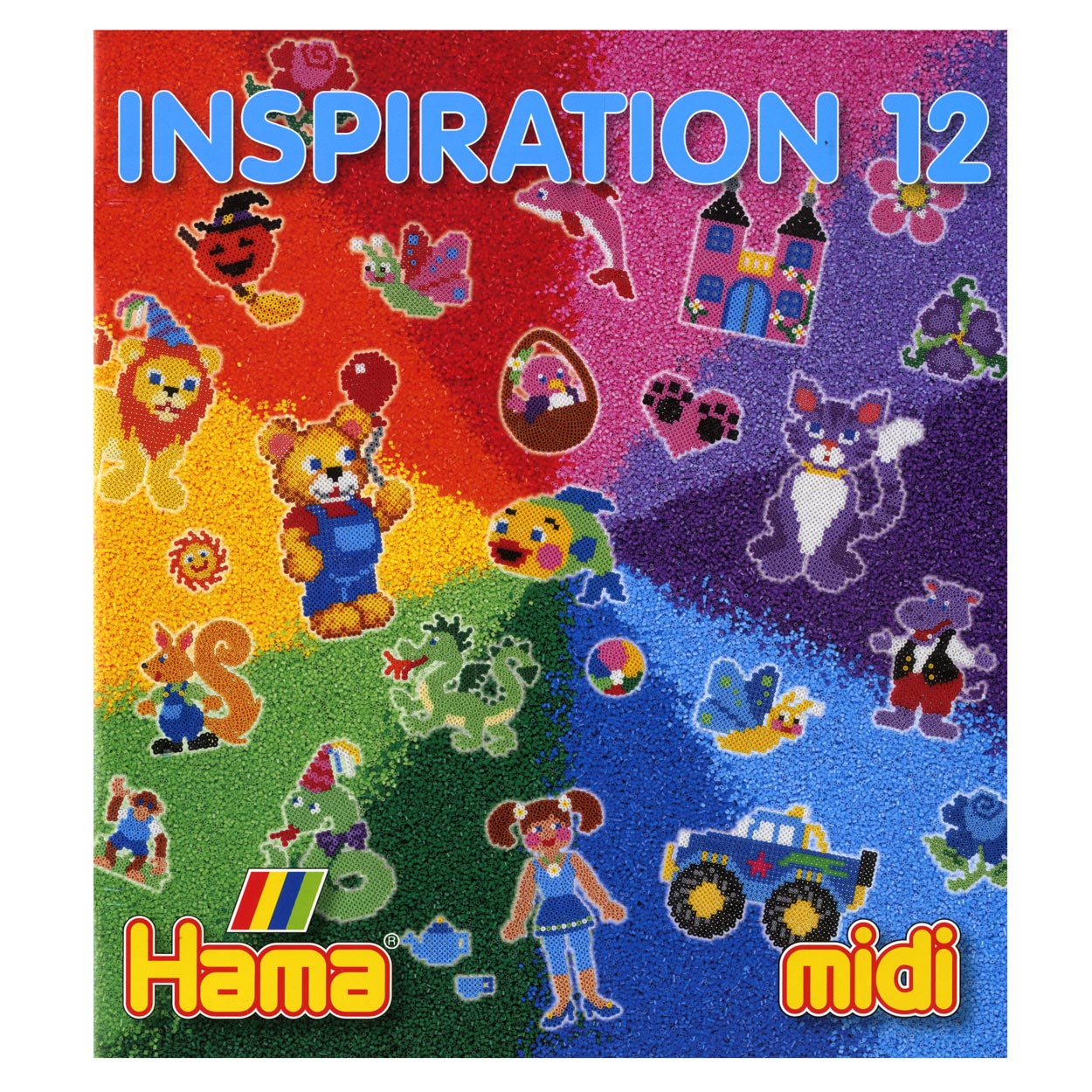 Hama midi strijkkralen inspiration boekje, nr. 12
